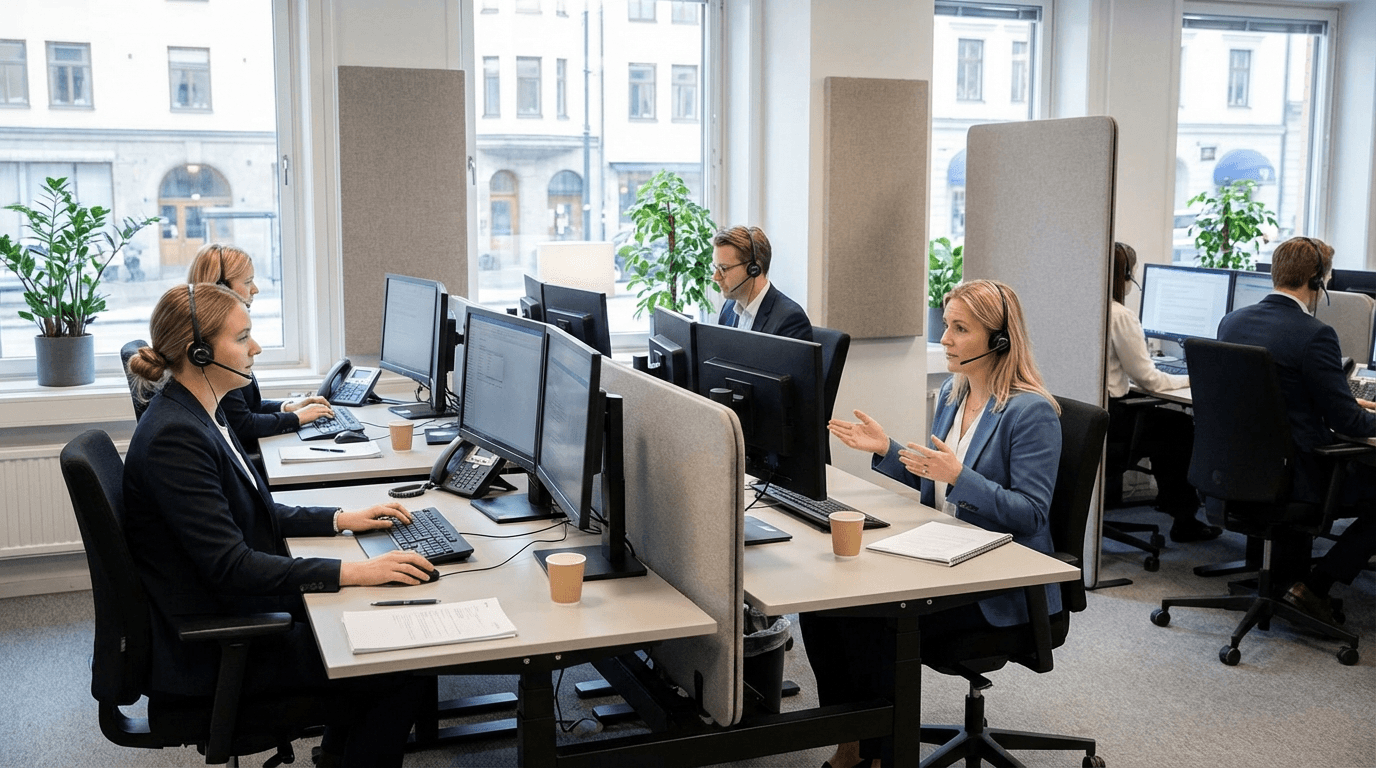 Hur mycket tjänar en Kundtjänstmedarbetare inom bank och finans 2025?